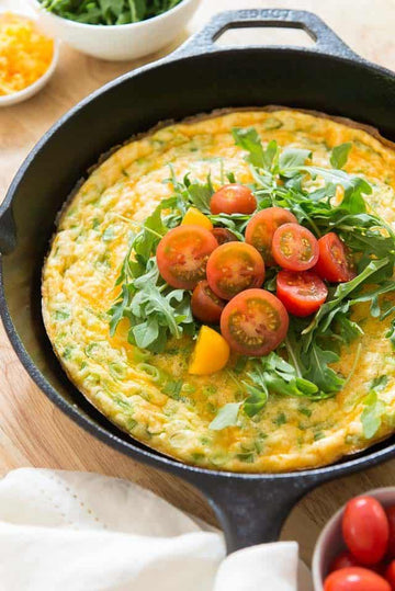 Potato, Onion, and Cheese Frittata